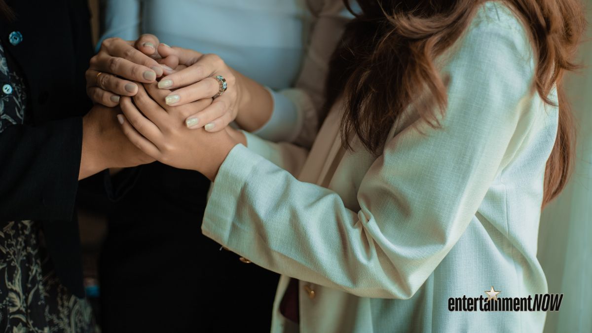 Women showing support.