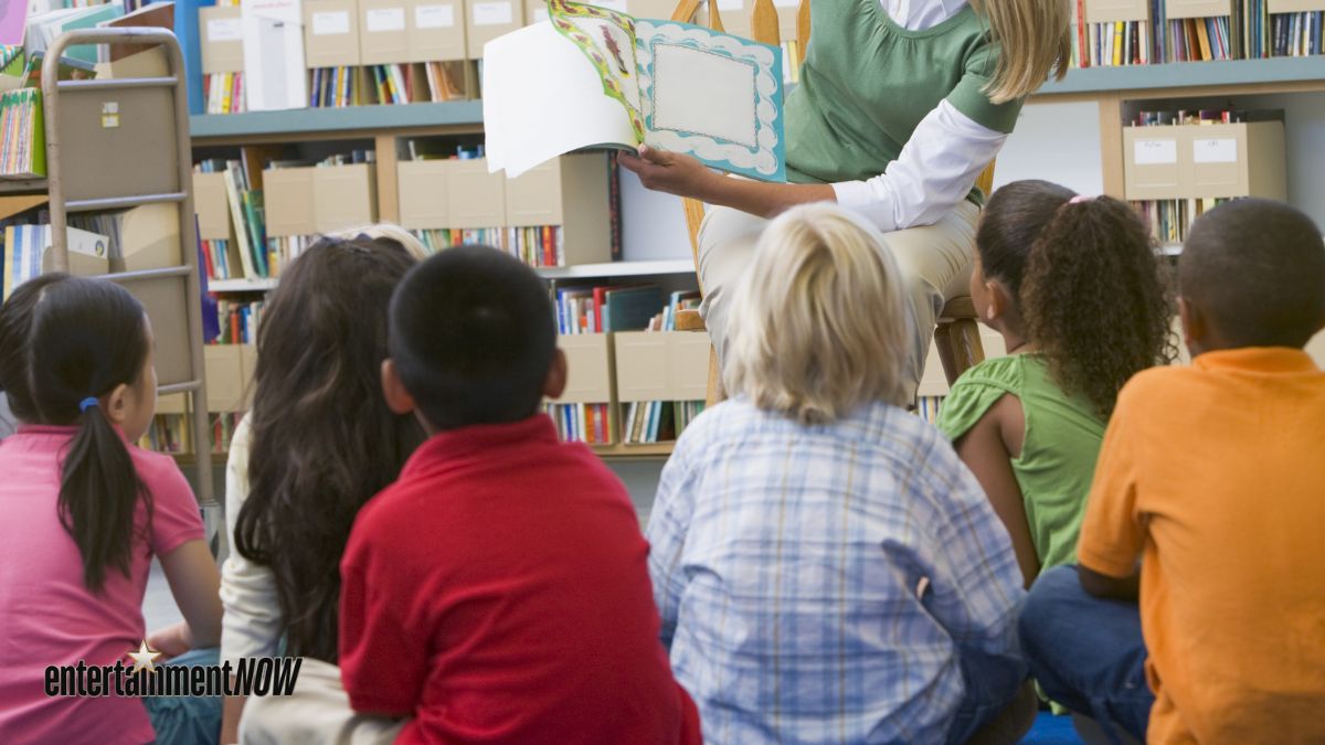 Children reading.