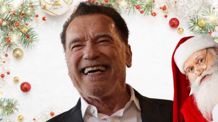 Arnold Schwarzenegger Almost Unrecognizable as Santa