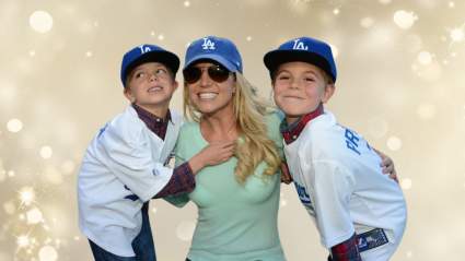 Britney Spears Reunites With Son in Christmas Video