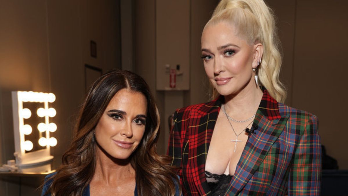 Kyle Richards and Erika Jayne