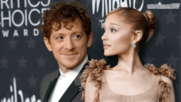 Ariana Grande and Ethan Slater 2025 Critics Choice