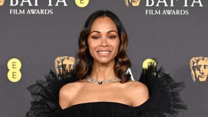 Zoe Saldaña Can’t Contain Her Excitement at Winning Her First BAFTA