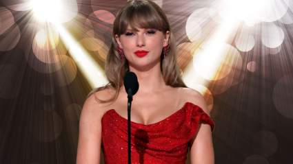 Taylor Swift Sends Messages to Travis Kelce in Showstopping Red Gown at Grammys