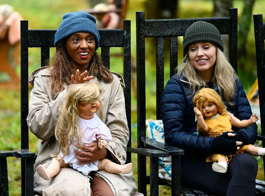Danielle Reyes and Britney Haynes in "The Traitors"