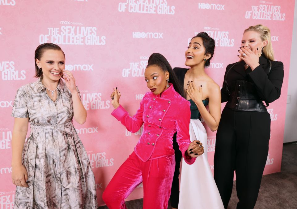 Pauline Chalamet, Alyah Chanelle Scott, Amrit Kaur, and Reneé Rapp