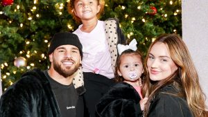 Cory Wharton, Taylor Selfridge, and his two daughters