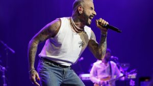 AJ McLean performs at the Ryman Auditorium in 2024 in Nashville, Tennessee.