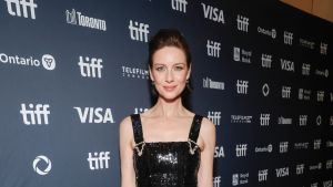 Caitriona Balfe attends the premiere of "The Cut" during the 2024 Toronto International Film Festival at Princess of Wales Theatre