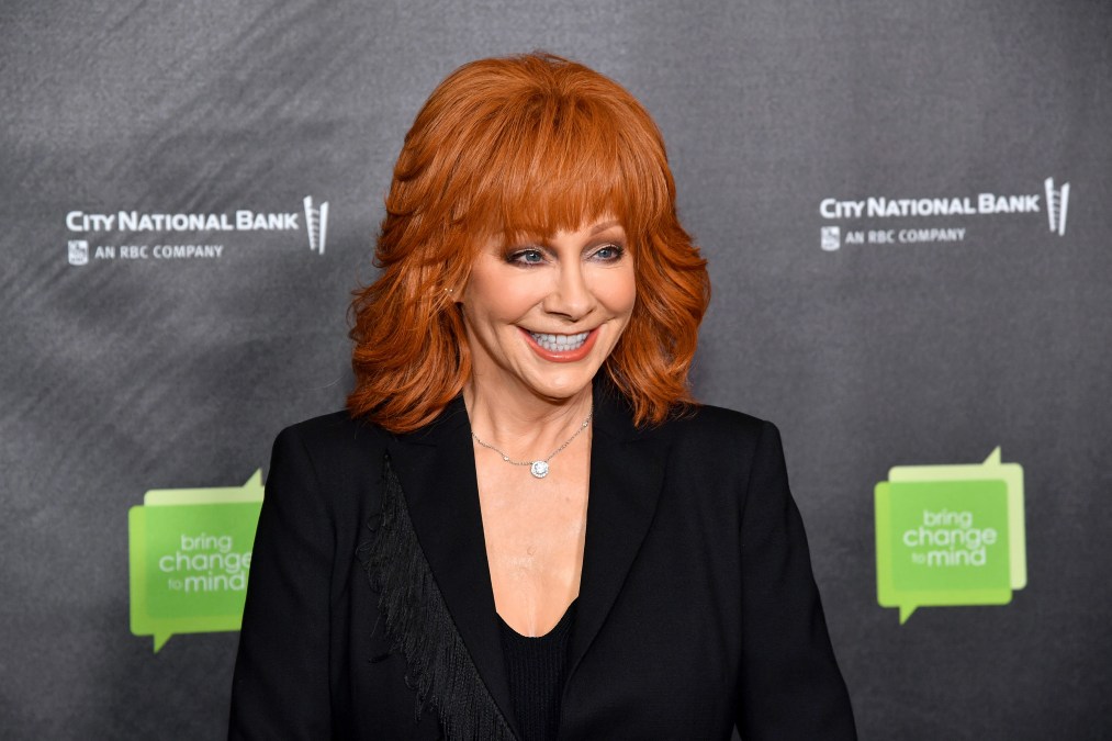 Reba McEntire smiling