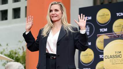 Michelle Pfeiffer Honored at Iconic Ceremony