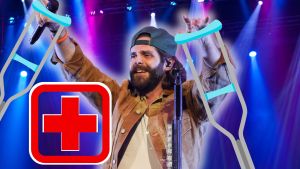 Thomas Rhett Breaks Ankle at Concert