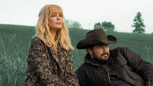 Yellowstone stars Kelly Reilly and Cole Hauser