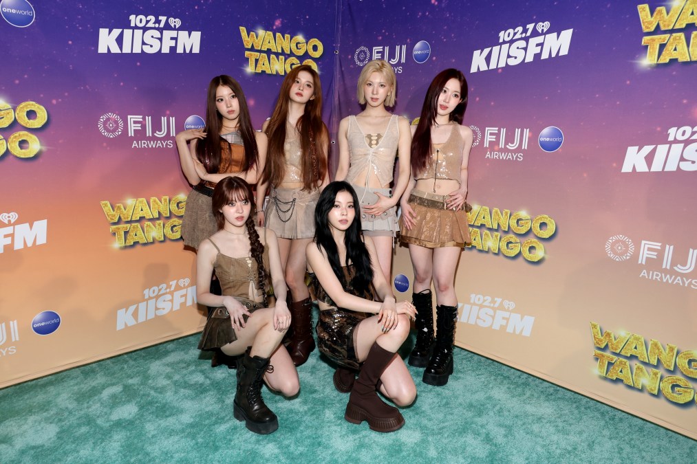NMIXX (Jiwoo, Lily, Sullyoon, Kyujin, BAE, and Haewon) at iHeartRadio's Wango Tango 2025