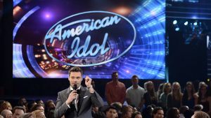 Host Ryan Seacrest at FOX's "American Idol" finale.