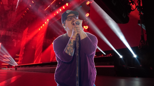 HARDY singing on stage