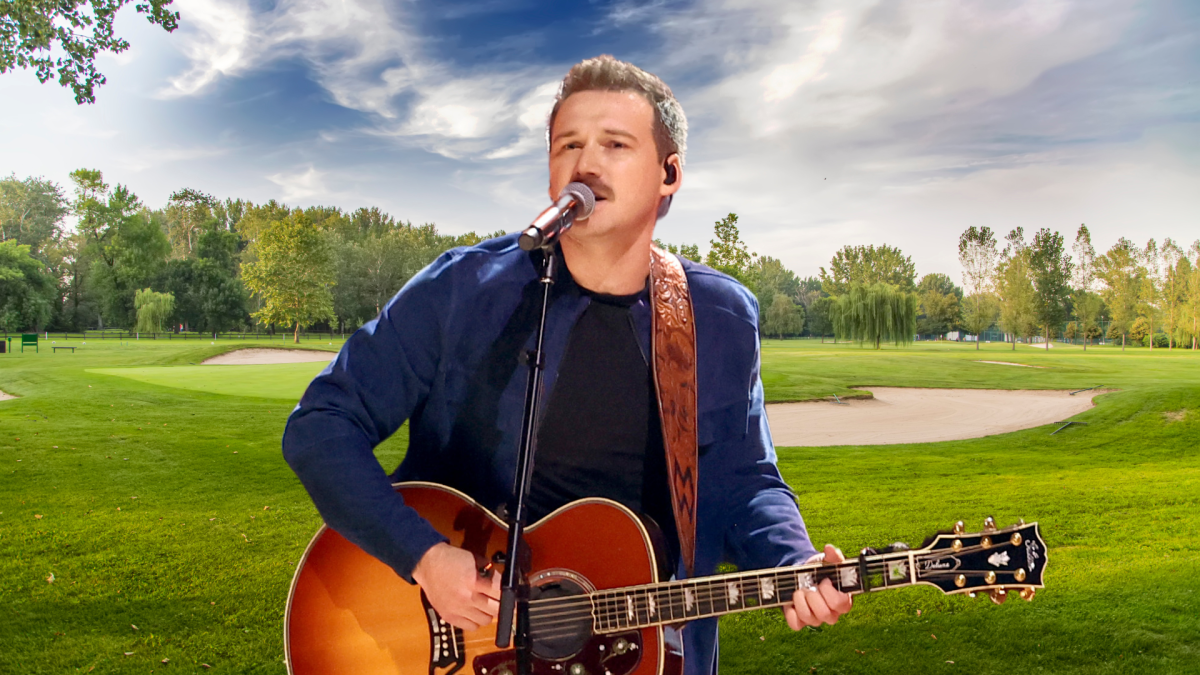 Morgan Wallen playing guitar