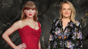 Taylor Swift and Elizabeth Moss