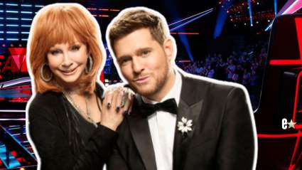 Michael Bublé Sports Reba Socks on First Day Back at ‘The Voice’