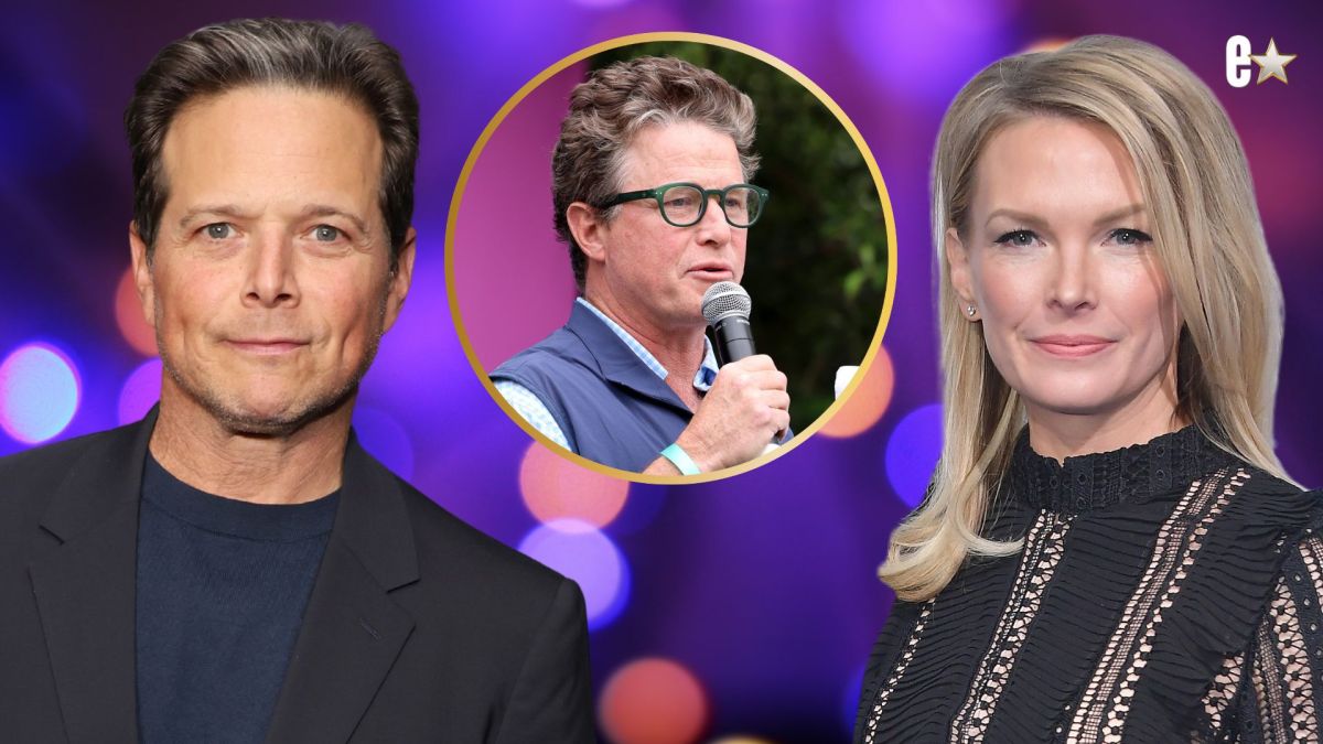 Scott Wolf and Kelley Wolf, inset: Billy Bush