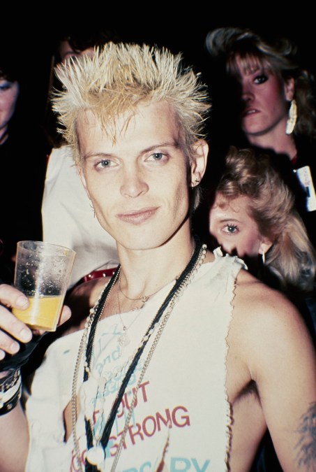 Billy Idol in the 80s