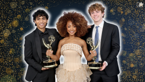 "Percy Jackson and the Olympians" Cast (Aryan Simhadri, Leah Sava Jeffries, and Walker Scobell) Win Outstanding Young Teen Series at 3rd Annual Children's and Family Emmy Awards