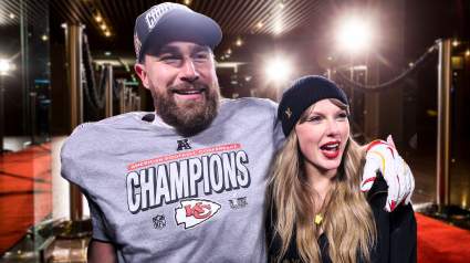 Taylor Swift and Travis Kelce Make Red Carpet Debut During TEU Weekend