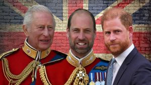 King Charles, Prince William, Prince Harry