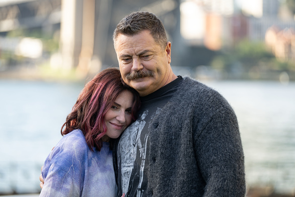 Megan Mullally and Nick Offerman