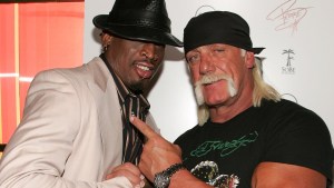 Dennis Rodman and Hulk Hogan