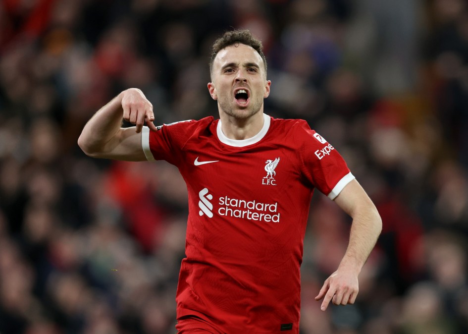 Diogo Jota of Liverpool 