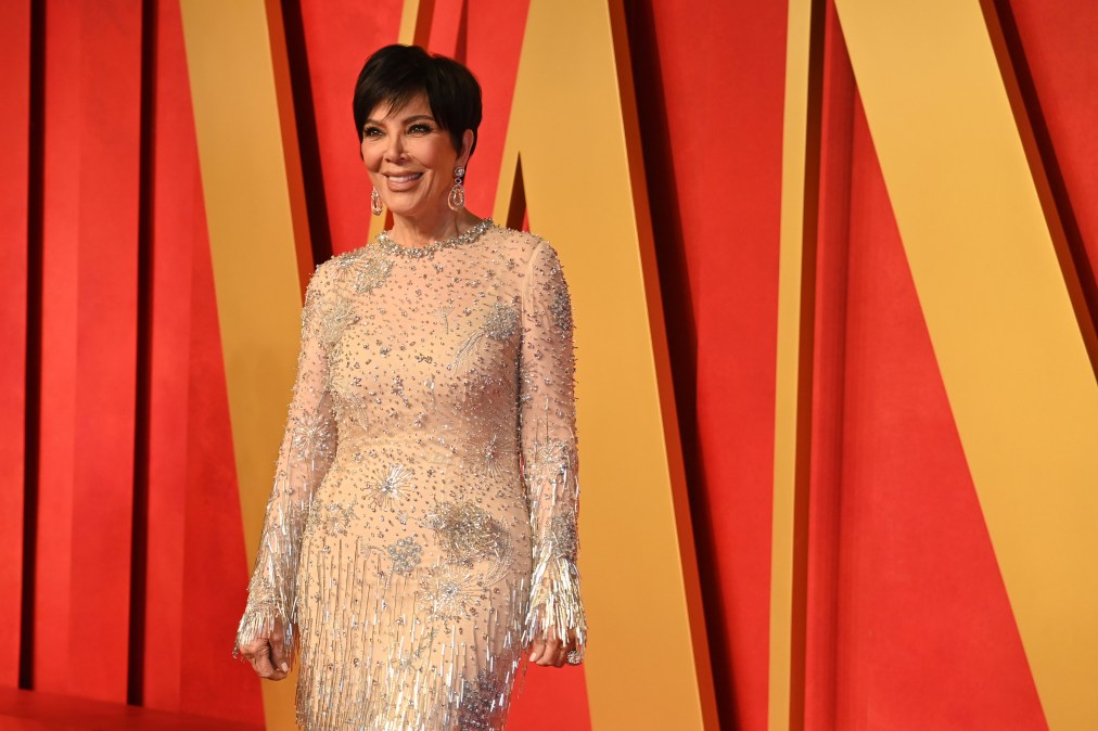 Kris Jenner attends the 2024 Vanity Fair Oscar Party