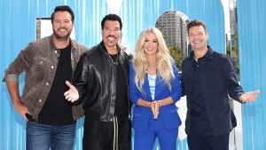 Luke Bryan, Lionel Richie, Carrie Underwood, and Ryan Seacrest