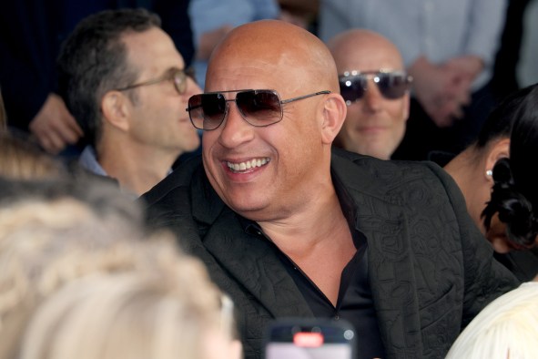 Vin Diesel attends Gal Gadot's Hollywood Walk of Fame ceremony