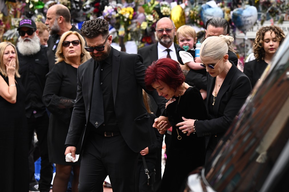 Jack Osbourne, Sharon Osbourne and Kelly Osbourne 