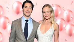 Justin Long and Kate Bosworth pose together