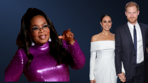 Oprah Winfrey, Meghan Markle, and Prince Harry