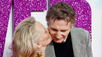 Pamela Anderson & Liam Neeson Fuel Romance Rumors During Press Tour