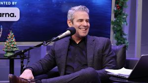 SiriusXM host Andy Cohen takes part in SiriusXM's Radio Andy Annual Holiday Hangout at SiriusXM Studios on December 14, 2023 in New York City