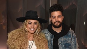 Britney Jean Carlson and Mark Ballas attend an event