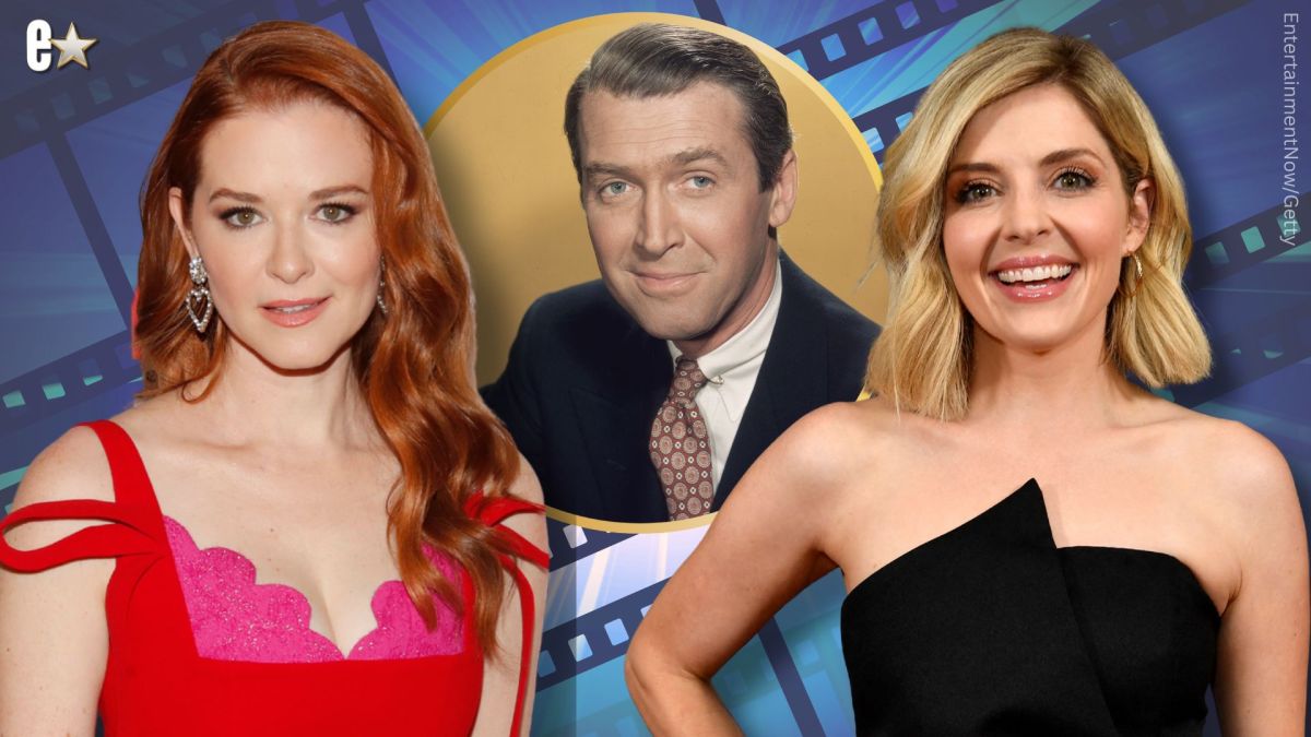 Sarah Drew and Jen Lilley, inset Jimmy Stewart