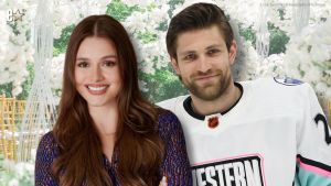 Celeste Desjardins and Leon Draisaitl