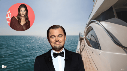 Leonardo DiCaprio & Vittoria Ceretti Pack on PDA on Yacht in Spain