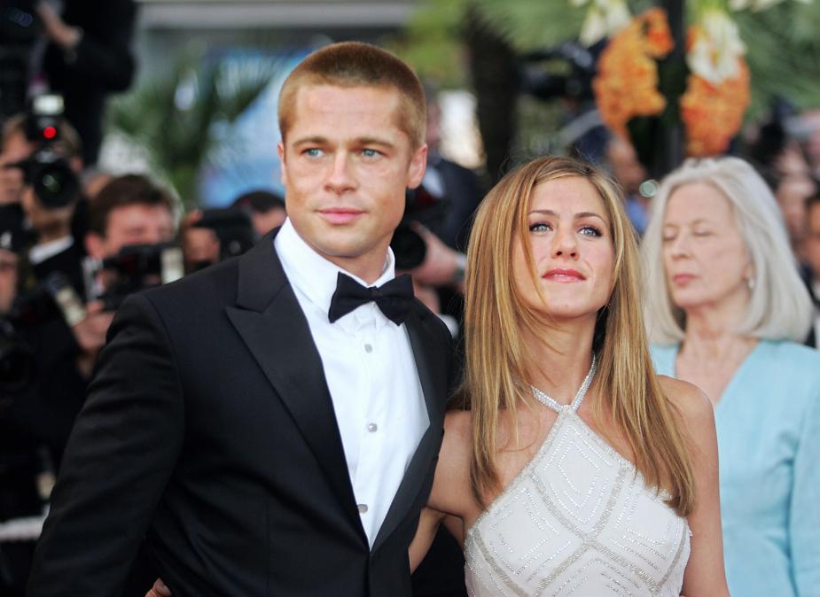 US actor Brad Pitt Jennifer Aniston