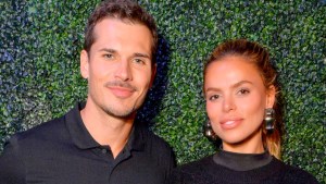 Gleb Savchenko and Brooks Nader attend an event