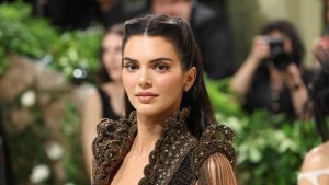 Kendall Jenner attends The 2024 Met Gala Celebrating "Sleeping Beauties: Reawakening Fashion" at The Metropolitan Museum of Art on May 06, 2024