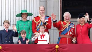 The Royal Family on the Buckingham Palace balcony during Trooping the Colour on June 17, 2023