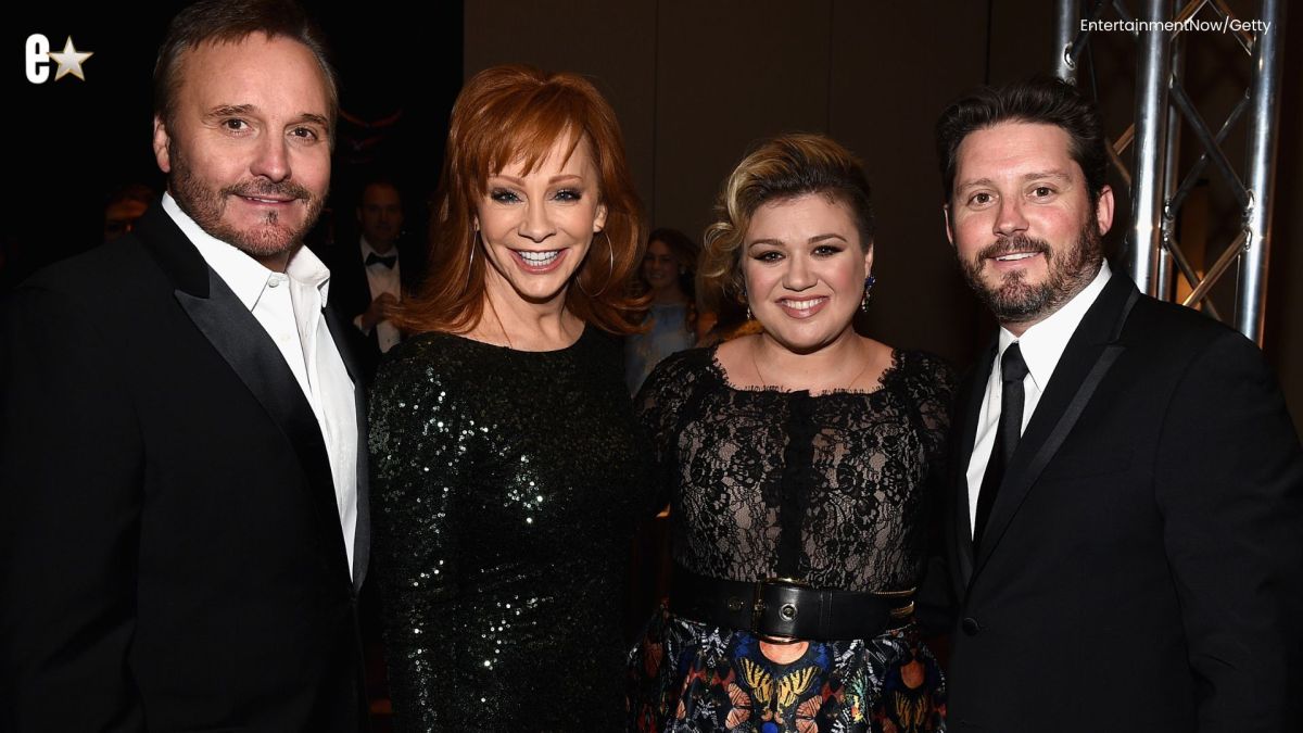 Narvel Blackstock, Reba McEntire, Kelly Clarkson, and Brandon Blackstock