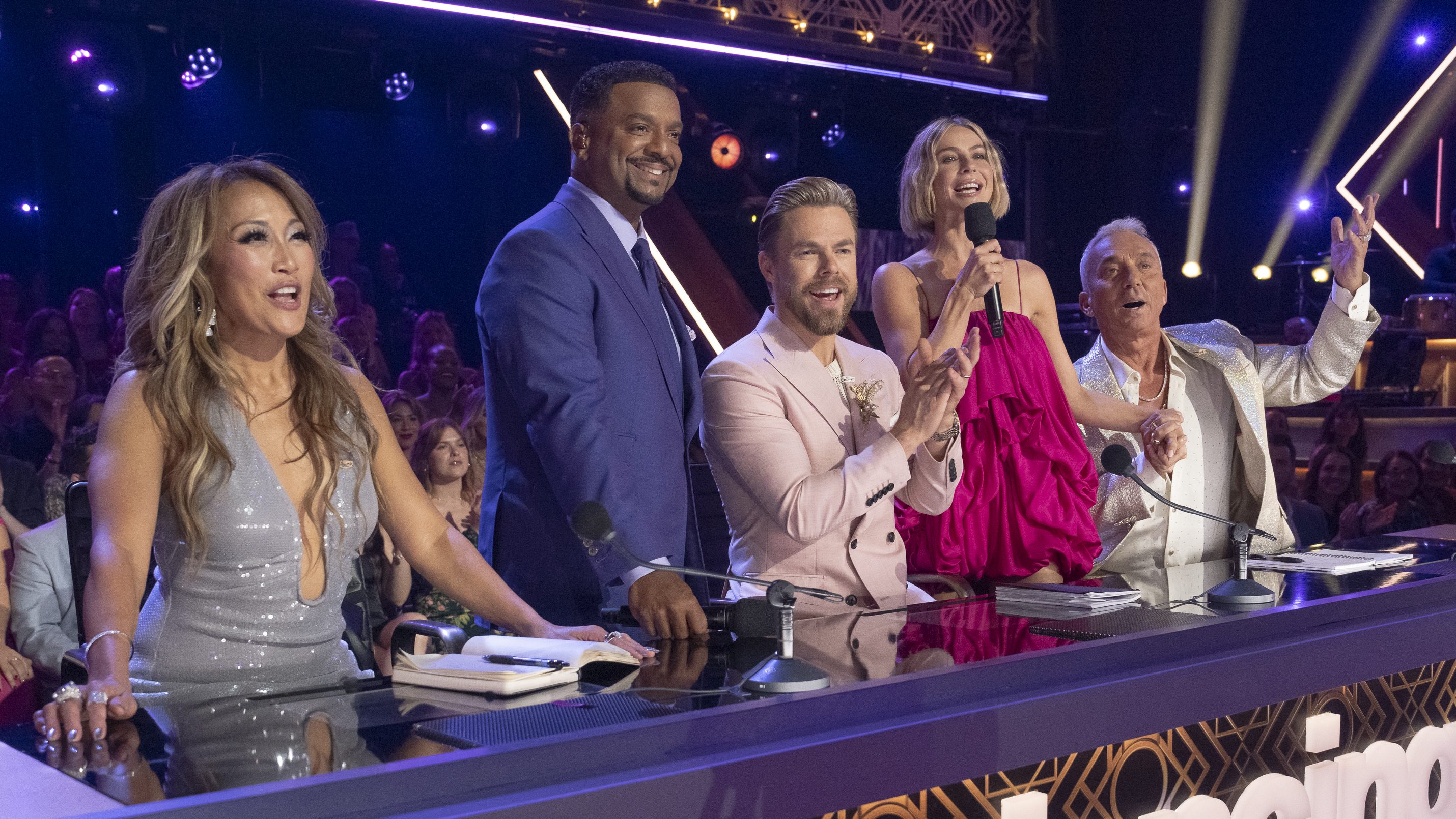 CARRIE ANN INABA, ALFONSO RIBEIRO, DEREK HOUGH, JULIANNE HOUGH, BRUNO TONIOLI