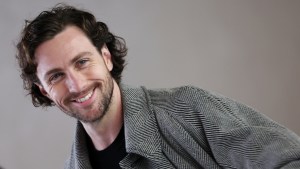 Aaron Taylor-Johnson smiling